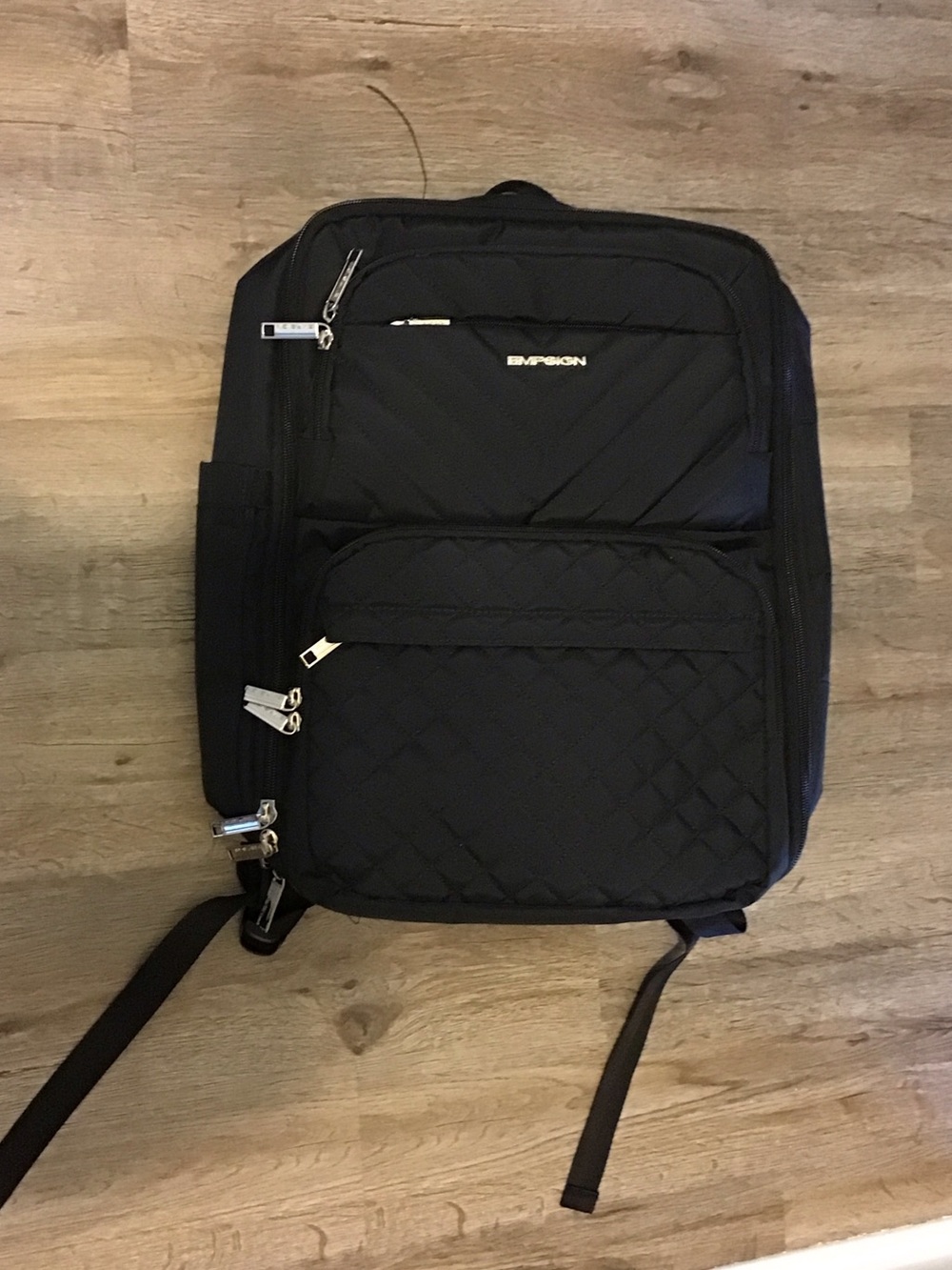 Quilted Carry On Luggage Backpack
